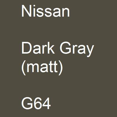 Nissan, Dark Gray (matt), G64.